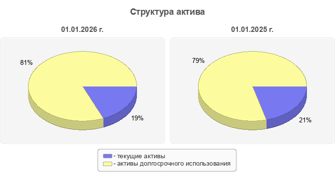 Структура актива