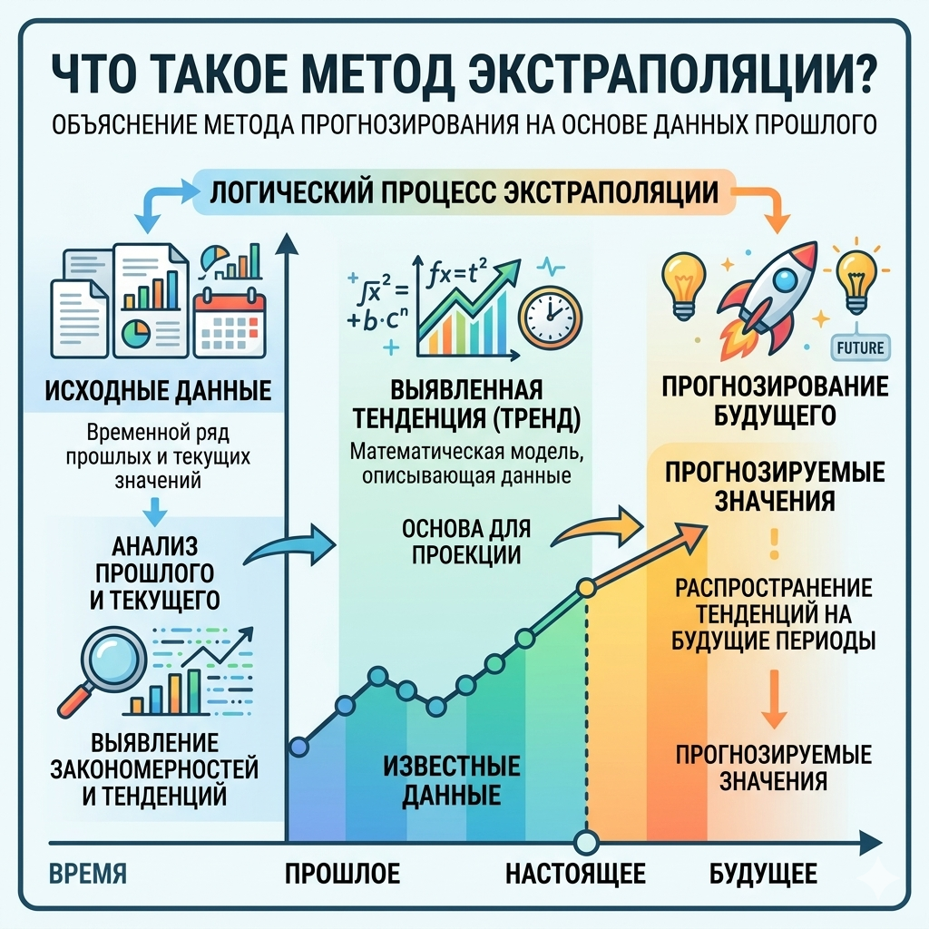 Метод экстраполяции - схема