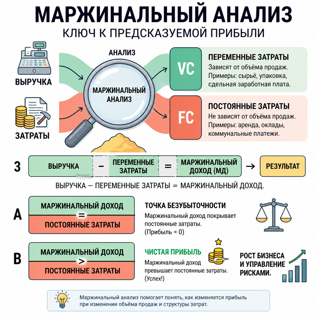 Маржинальный анализ - схема