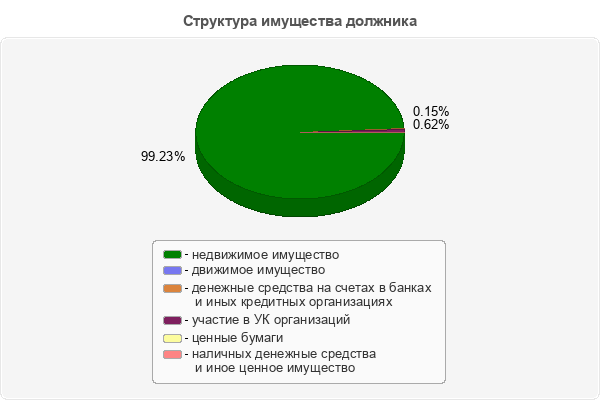 Структура имущества должника