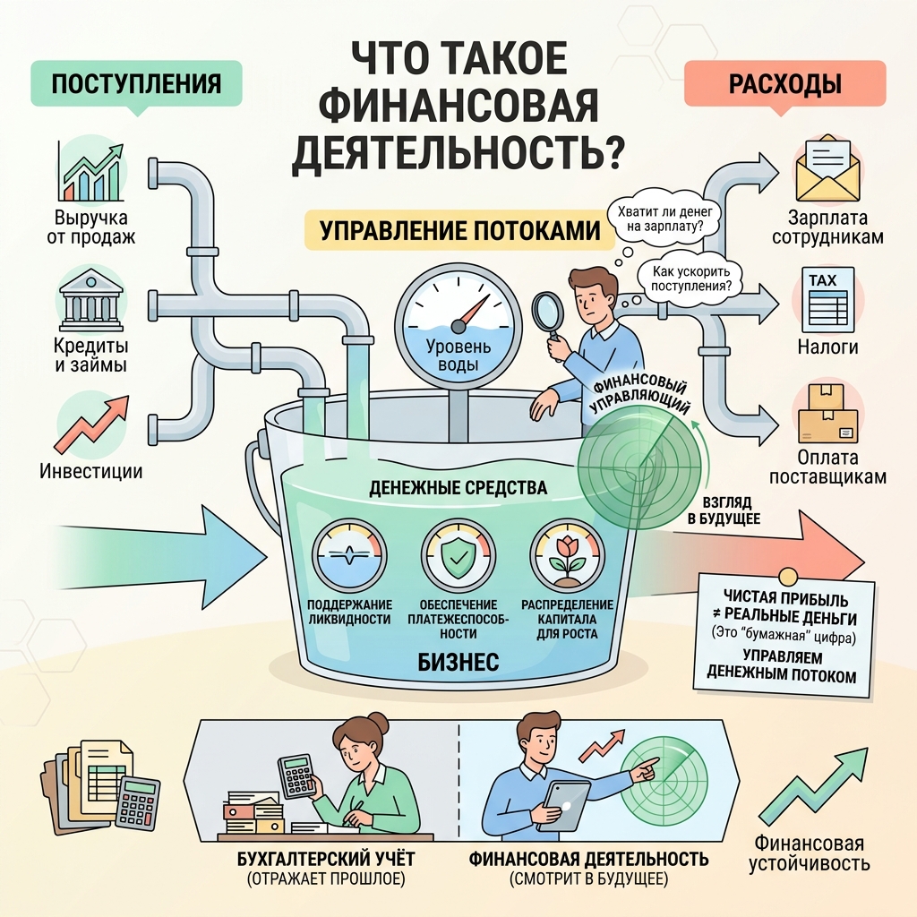 Финансовая деятельность - схема