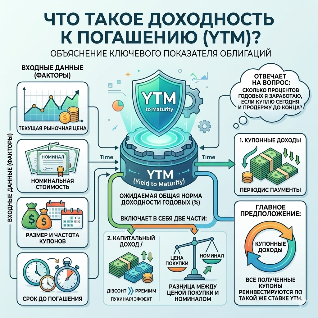 Доходность к погашению - схема